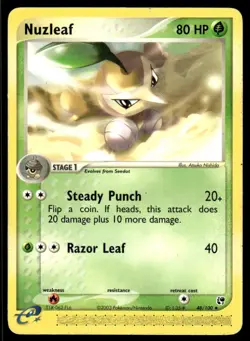 Pokemon TCG Sandstorm #48/100 Nuzleaf MP - Image 1