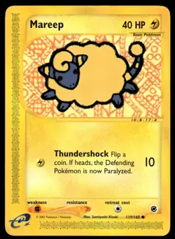 Pokemon TCG Expedition Base Set #119/165 Mareep LP - Image 1