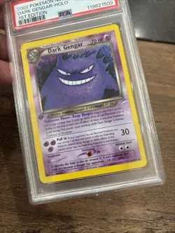 2002 POKEMON NEO DESTINY 1ST EDITION #6 DARK GENGAR-HOLO PSA 8 - Image 5