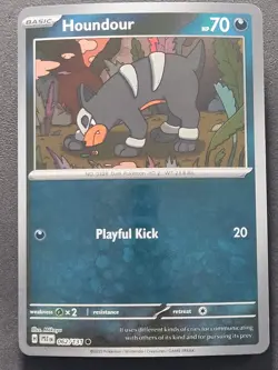 Houndour 062/131 Master Ball Pattern Prismatic Evolutions Pokemon TCG - Image 1