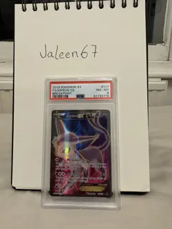 Pokemon TCG Espeon-EX Breakpoint 117/122 Holo Full Art Ultra Rare PSA 8 - Image 1