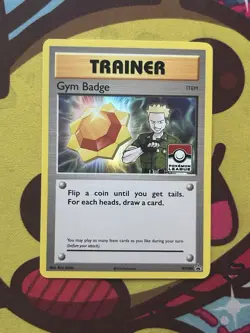 Pokemon Gym Badge XY205 - XY Black Star Promo - Lt. Surge - Evolutions - Image 1