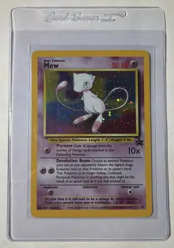 MEW 2000 POKEMON LEAGUE BLACK STAR PROMOS HOLO #9 Foil Super Rare Vintage - Image 1