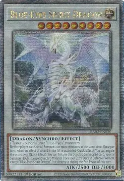 Blue-Eyes Spirit Dragon (Quarter Century Secret Rare)-Quarter Century Secret ... - Image 1
