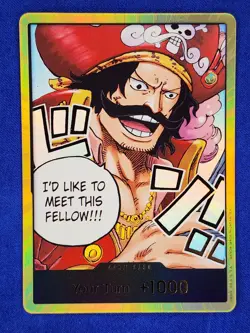 Don Card Gol.D.Roger Gold Frame OP13 Carrying On His Will One Piece - Image 1