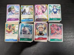 Around 1200 One Piece TCG Cards Bulk Lot - C , UC, L Mix OP14 OP13 OP12 PRB02 - Image 3