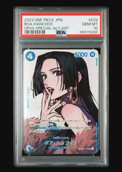 2023 One Piece KINGDOMS OF INTRIGUE Boa Hancock Special Alternate Art JP PSA 10 - Image 1