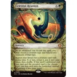 CELESTIAL REUNION (SHOWCASE) Lorwyn Eclipsed ECL Magic MTG MINT CARD - Image 1