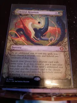 Magic the Gathering Lorwyn Eclipsed Celestial Reunion 326 Fullart - Image 1