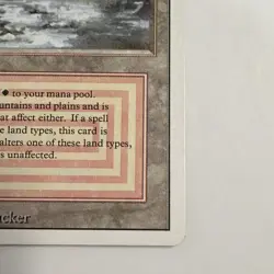 MtG Magic the Gathering Revised Edition 1994 Plateau Dual Land Lightly played - Image 4