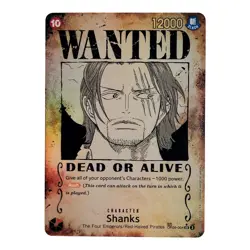 One Piece TCG Shanks (Wanted Poster) OP09-004 Emperors in the New World NM - Image 1