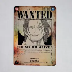 One Piece TCG Shanks (Wanted Poster) OP09-004 Emperors in the New World NM - Image 2