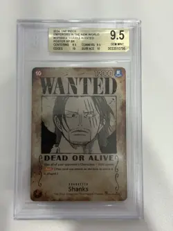 One Piece CCG - Shanks Wanted Poster OP09-004 Emperors In The New World English - Image 1