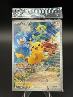 Pikachu SVP 027 Scarlet & Violet Paldea Evolved Promo SEALED Pokemon Card TCG - Image 1