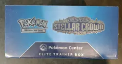 Pokemon TCG: Stellar Crown Pokemon Center Elite Trainer Box, New And Sealed - Image 2