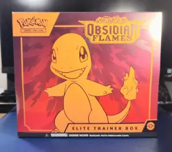 Pokemon Obsidian Flames Elite Trainer Box Scarlet Violet New Factory Sealed - Image 1