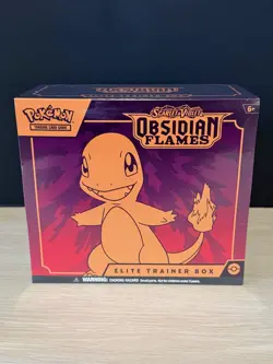 POKEMON SCARLET & VIOLET OBSIDIAN FLAMES FACTORY SEALED ELITE TRAINER BOX ETB - Image 1