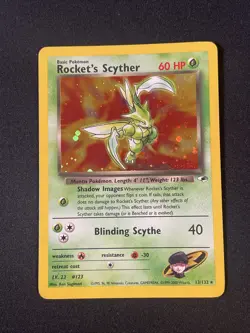 Pokemon TCG ROCKET'S SCYTHER 13/132 Gym Heroes - 2000 ENG ENGLISH - Image 1