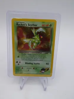 Rockets Scyther Holo Card 13/132 Gym Heroes Near Mint NM Condition Pokemon TCG - Image 1