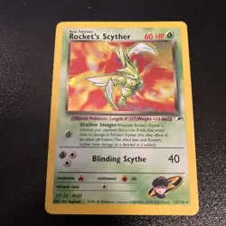 Pokemon Rare Rocket's Scyther 013/132 Gym Heroes Holo 2000 - Image 1