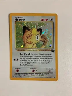 Meowth 10 GameBoy Holo Black Star Promo Pokemon 753 - Image 1