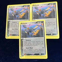 Murkrow 47/100 Ex Sandstorm Pokemon Card E Series Uncommon Non-Holo 3 - Image 1