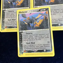 Murkrow 47/100 Ex Sandstorm Pokemon Card E Series Uncommon Non-Holo 3 - Image 2