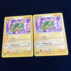 Electrike 30/109 Ex Ruby & Sapphire Pokemon Card E Series Uncommon Non-Holo 2 - Image 1