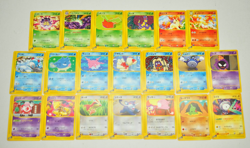 Pokemon card LOT 20 E series 1st ED Non holo Japanese MP LP Abra Larvitar etc... - Image 1