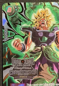 Broly FB06-063 Top 64 Alt-Art Card Dragon Ball Fusion World Championship 2025 NM - Image 2