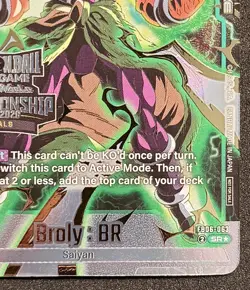 Broly FB06-063 Top 64 Alt-Art Card Dragon Ball Fusion World Championship 2025 NM - Image 4