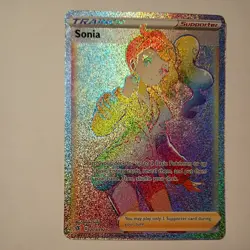 Sonia 203/192 - Rebel Clash - Rainbow Rare - Pokemon Card - NM - Image 1