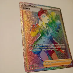 Sonia 203/192 - Rebel Clash - Rainbow Rare - Pokemon Card - NM - Image 2