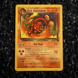 Pokemon TCG Dark Charmeleon 32/82 Team Rocket Regular Uncommon Card 2000 - Image 1