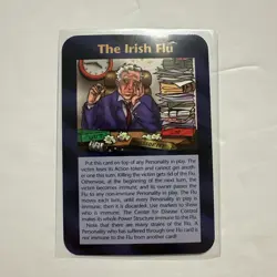 THE IRISH FLU - ULTRA RARE ASSASSINS ILLUMINATI INWO Card Game New World Order - Image 1