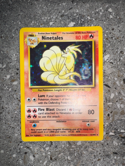 Pokemon TCG Cards Ninetales 12/102 Base Set Holo Rare LP - Image 4