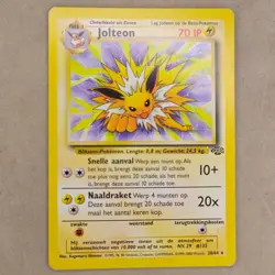 Jolteon 20/64 Jungle Unlimited 1999 Pokemon Vintage Non holo LP Lightly Played - Image 1