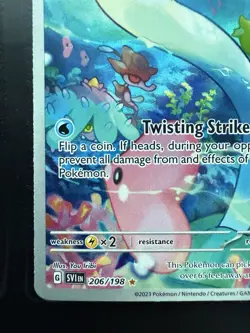 Pokemon Wiglett 206/198 SV01: Scarlet & Violet Base Set Holo (NM) - Image 4