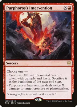 Purphoros's Intervention [Theros Beyond Death] Foil Near Mint - Image 1