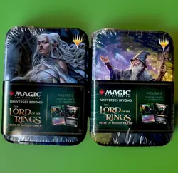2 - Magic The Gathering Lord of The Rings Tales of Middle-Earth Tins Sealed - Image 1