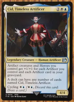 MTG Cid Timeless Artificer 0414 Magic The Gathering Final Fantasy NM/Mint - Image 1