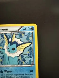 Pokemon Vaporeon TCG Black White Holo Promo Card BW89 - Image 4