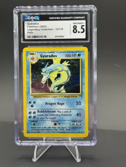 CGC 8.5 Gyarados 2002 Legendary Collection 12/110 Holo Pokemon Card - Image 1