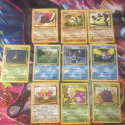 Pokemon 1st Edition WOTC Lot Of 10 Cards/Non-English - Image 1