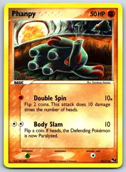 Phanpy - POP Series 2 015/017 Vintage Pokemon Card LP - Image 1