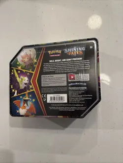 Pokemon Shining Fates Tin CRAMORANT V FACTORY SEALED / NEW - Image 2