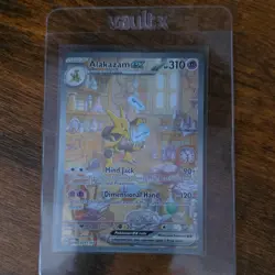 Pokemon Alakazam ex 201/165 Special Illustration Rare Holo Scarlet & Violet 151 - Image 1
