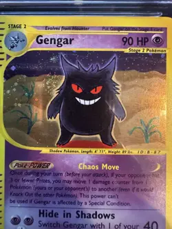 CGC 10 MINT Gengar 2002 Expedition 013/165 Holo SWIRL Pokemon Card - Image 3