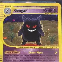 CGC 10 MINT Gengar 2002 Expedition 013/165 Holo SWIRL Pokemon Card - Image 4