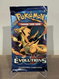 Pokemon Sealed XY Evolutions Booster Pack Charizard Artwork￼ - Image 1